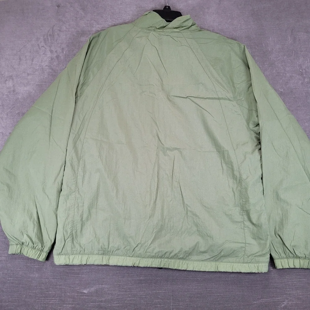 Jordan Windbreaker Y2K Jacket Mens XL Green Full Zip Mesh Lined Jumpman Logo